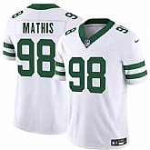 Men & Women & Youth New York Jets #98 Phidarian Mathis White 2025 F.U.S.E. Vapor Untouchable Limited Stitched Jersey,baseball caps,new era cap wholesale,wholesale hats